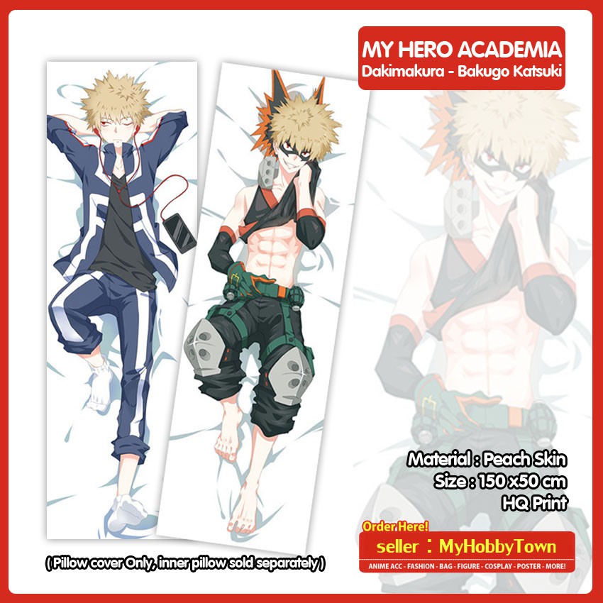 Sarung Bantal Anime Dakimakura Boku no Hero Academia - Bakugou Katsuki