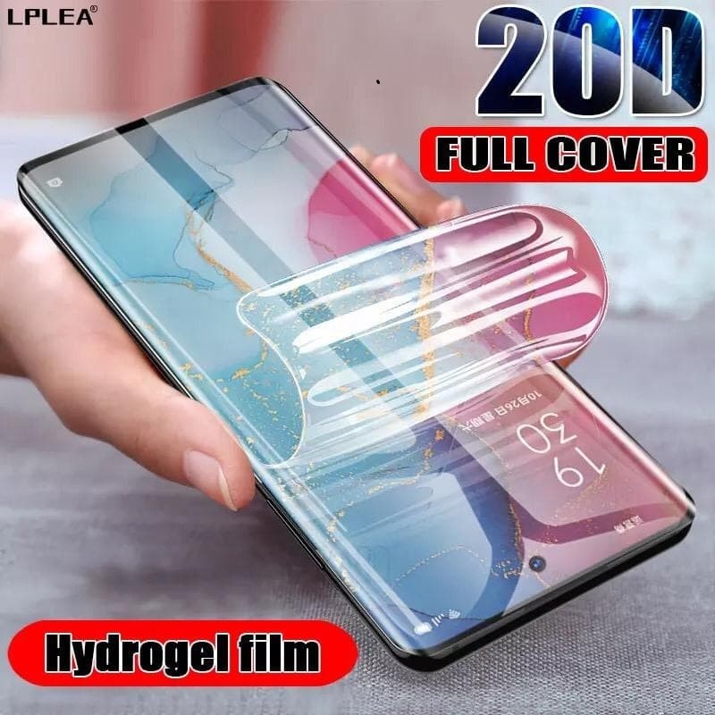 INFINIX HOT 12 12i 12 PLAY 12 PRO 11 11S NFC 10 10S 10 PLAY ANTI GORES HYDROGEL DEPAN BENING CLEAR, SCREEN GUARD GEL BUKAN KACA PELINDUNG LAYAR FRONT DEPAN