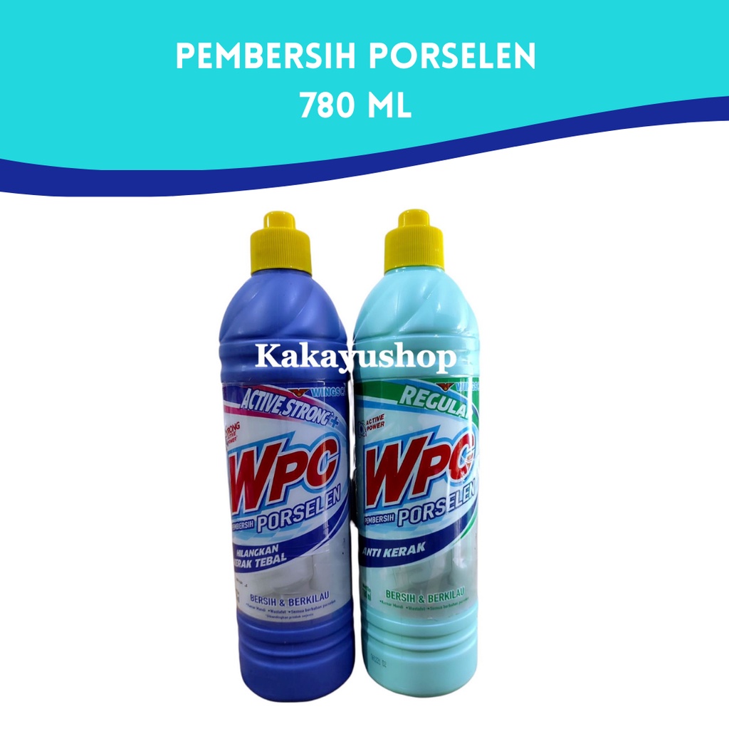 Wpc Pembersih Porselen Regular / Extra Strong 780ml