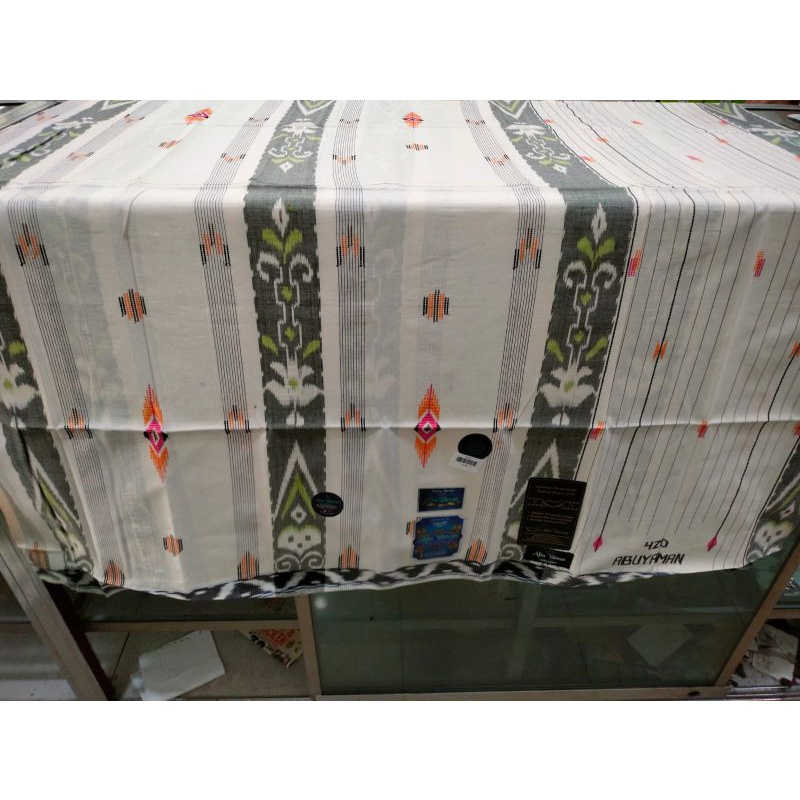 Terupdate Sarung Abu Yaman Super Songket Messres Jahit Tengah Murah