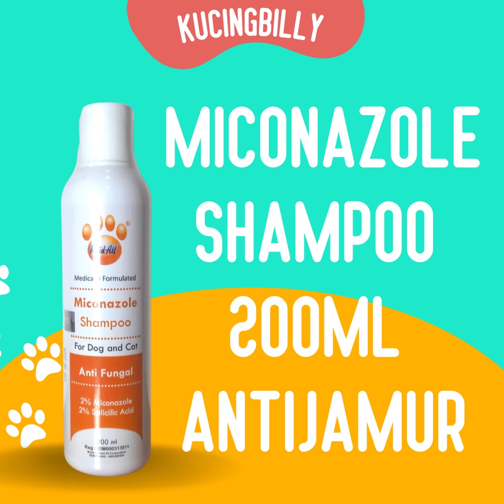 Miconazole Shampoo 200ml antikutu dan jamur