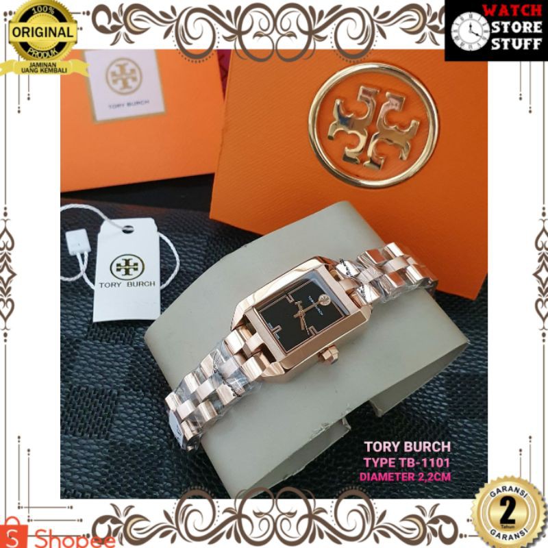 JAM TANGAN PRIA WANITA | RANTAI | KULIT | KARET | MURAH | WANITA | TORY BURCH ORIGINAL