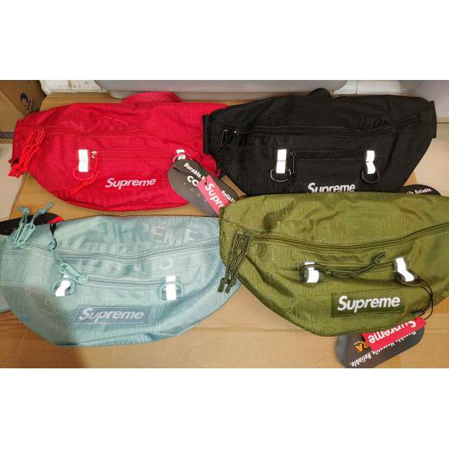 supreme olive waist bag