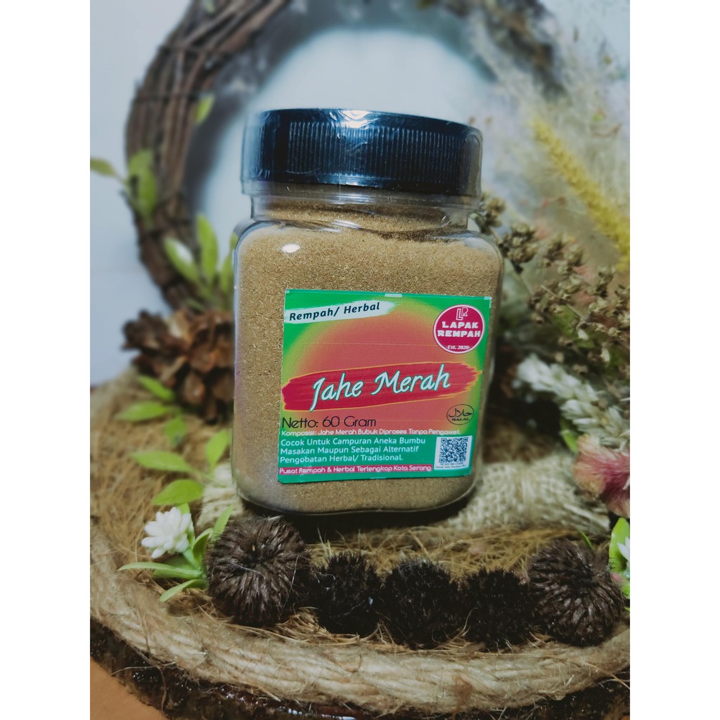 

JAHE MERAH MURNI BOTOLAN 60gr