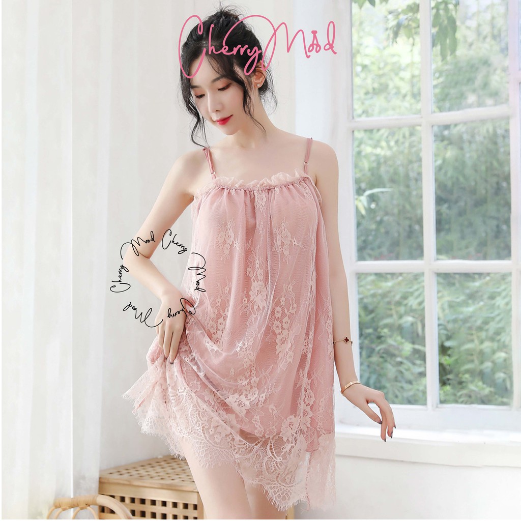 GERBERA Lingerie Sexy Dress Jumbo Renda Premium Baju Tidur Wanita Big Size Baby Doll Daster All Size Baju Dinas Depan Suami Sleepwear G-string Termurah Baju Malam Pertama Terbaru Pakaian Dalaman Wanita-5