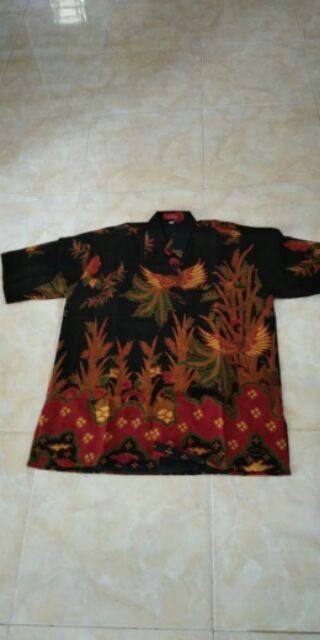 Kemeja Batik Pria Lengan Pendek Motif Batik Solo Ori Premium Murah Ukuran M L Xl Xxl