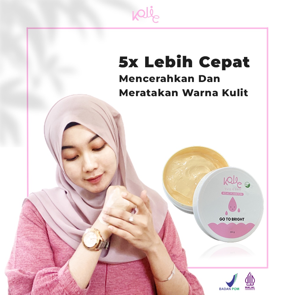 Body Cream Kojic Plankton BPOM Go to Bright