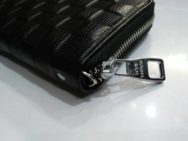 Dompet kulit catur emboss relseting import