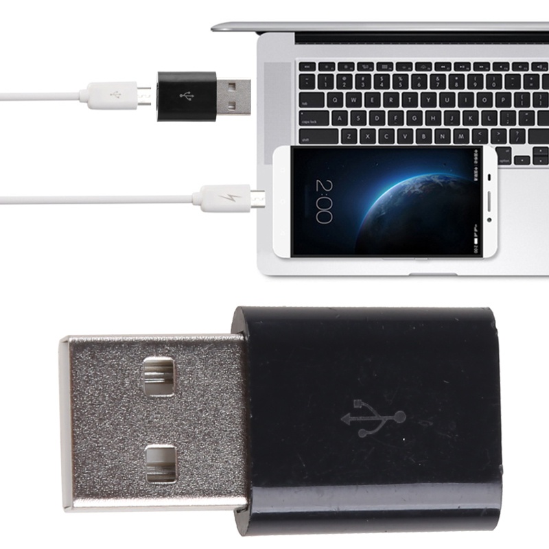 Btsg Cocok Micro USB Fan Card Reader USB 2.0 Male to Micro USB Female Data Converter