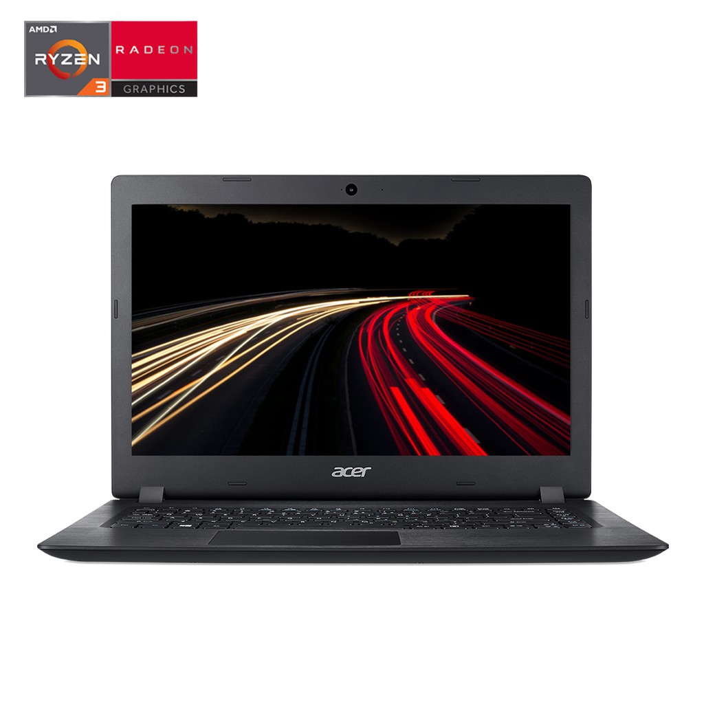 Acer ASPIRE 3 A315-41-R3LC - BLACK [RYZEN 3 2200U-4GB-1TB-VEGA 3-15.6 Inch-WIN10]
