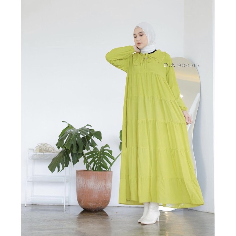 MIDI DRESS KATUN RAYON TWILL