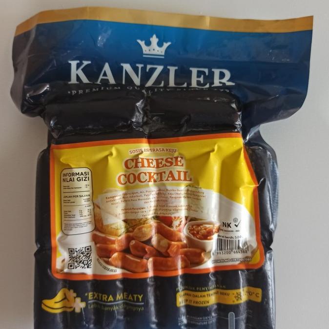 

MAKANAN BEKU / KANZLER CHEESE COCKTAIL 500GR / 500 GR SOSIS AYAM NON COD