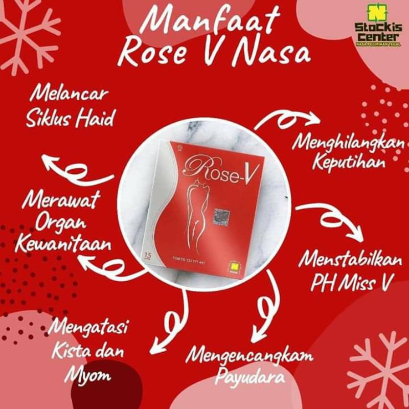 Rose V Mengatasi Keputihan/Memperlancar Sirkulasi Haid