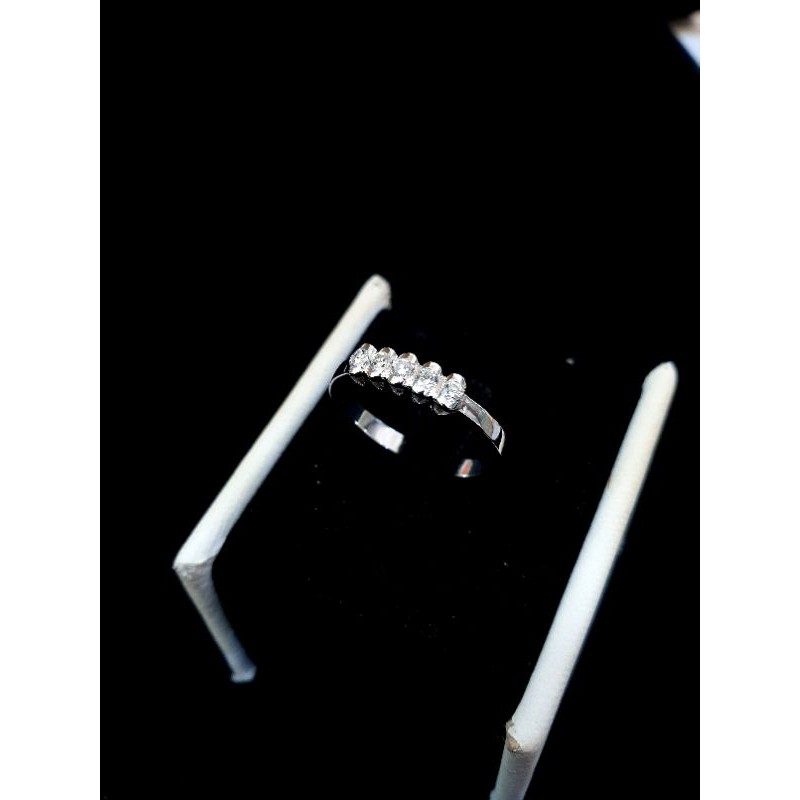 cincin listring mata 5 berlian eropa asli