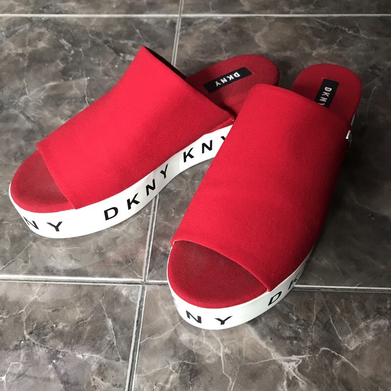 DKNY platform shoes sepatu slop original