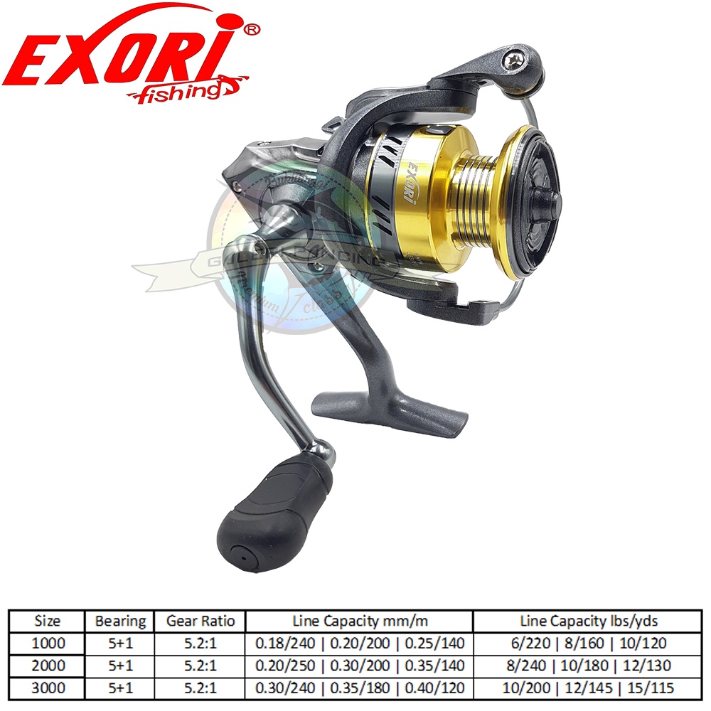 Reel Pancing Exori Delta 1000 2000 3000 Power Handle