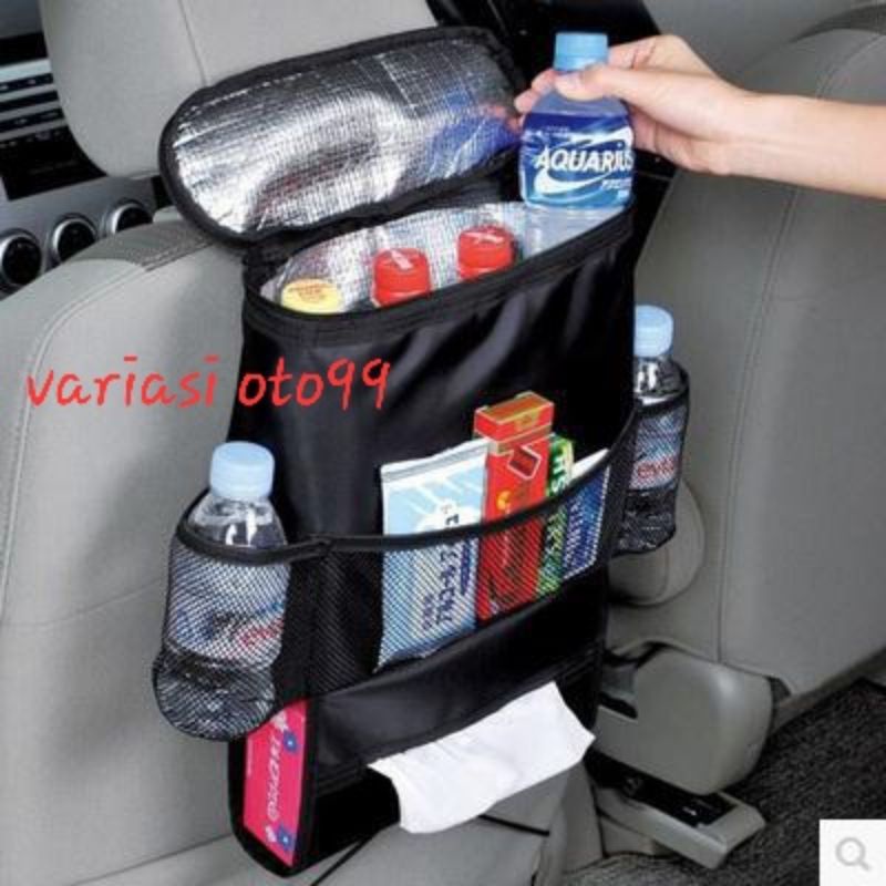 Car Cooler Bag Organizer Tas Mobil Botol Minuman Panas Dingin