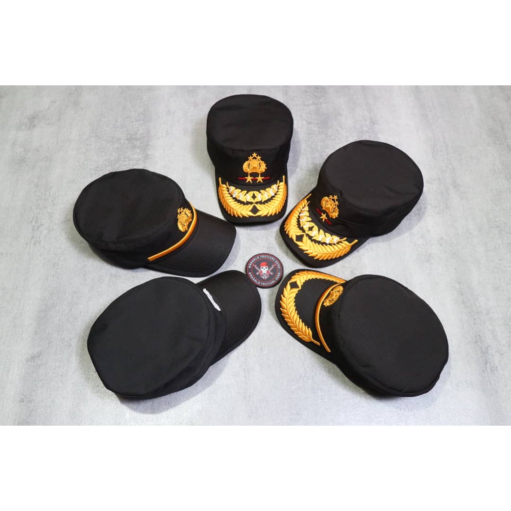 Topi komando premium Polri Topi komando polri Bintara pama pamen pati