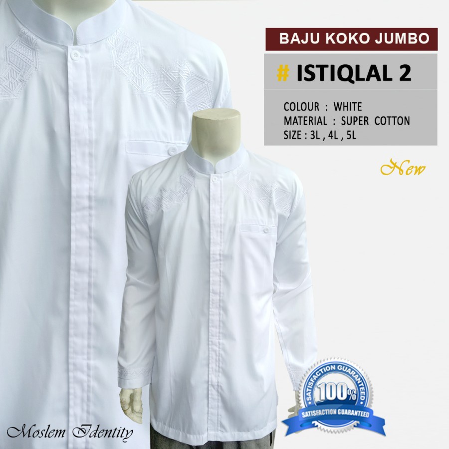 Baju Koko Jumbo Lengan Panjang