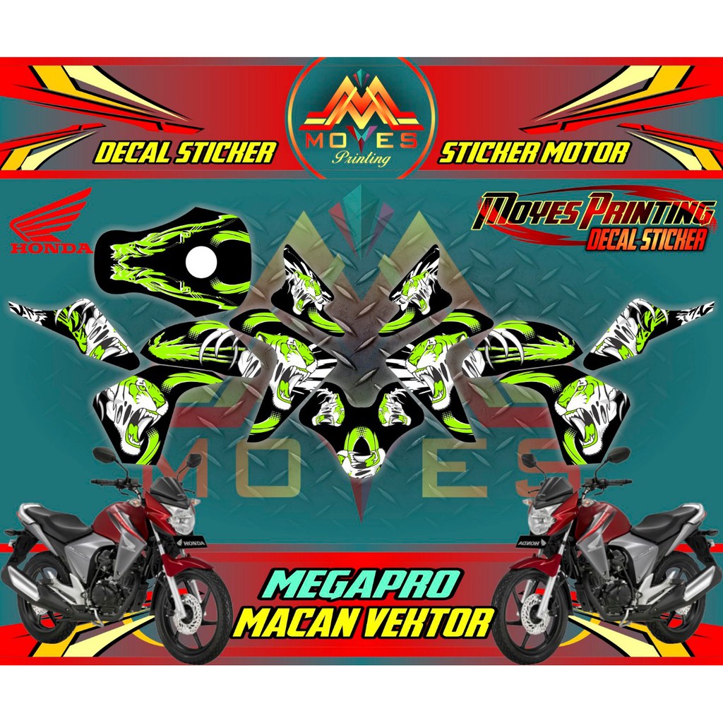 stiker megapro decal stiker megapro stiker motor megapro full body decal stikermotor megapro full bo