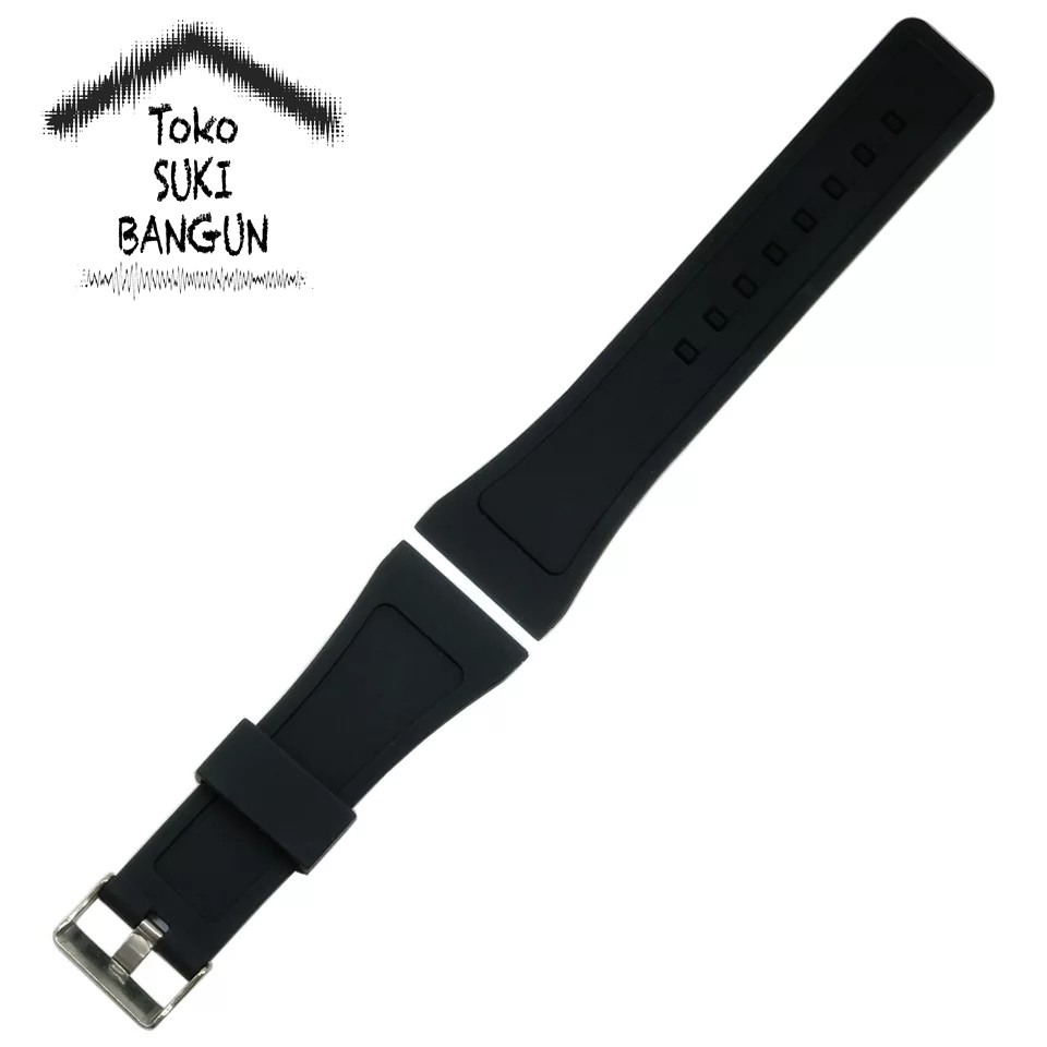 TALI JAM 30mm Rubber Big LINE STRIP Silicone Watch Band Strap