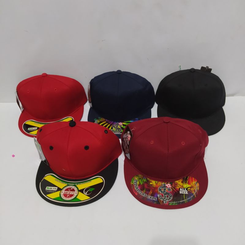 Topi Snapback Polos