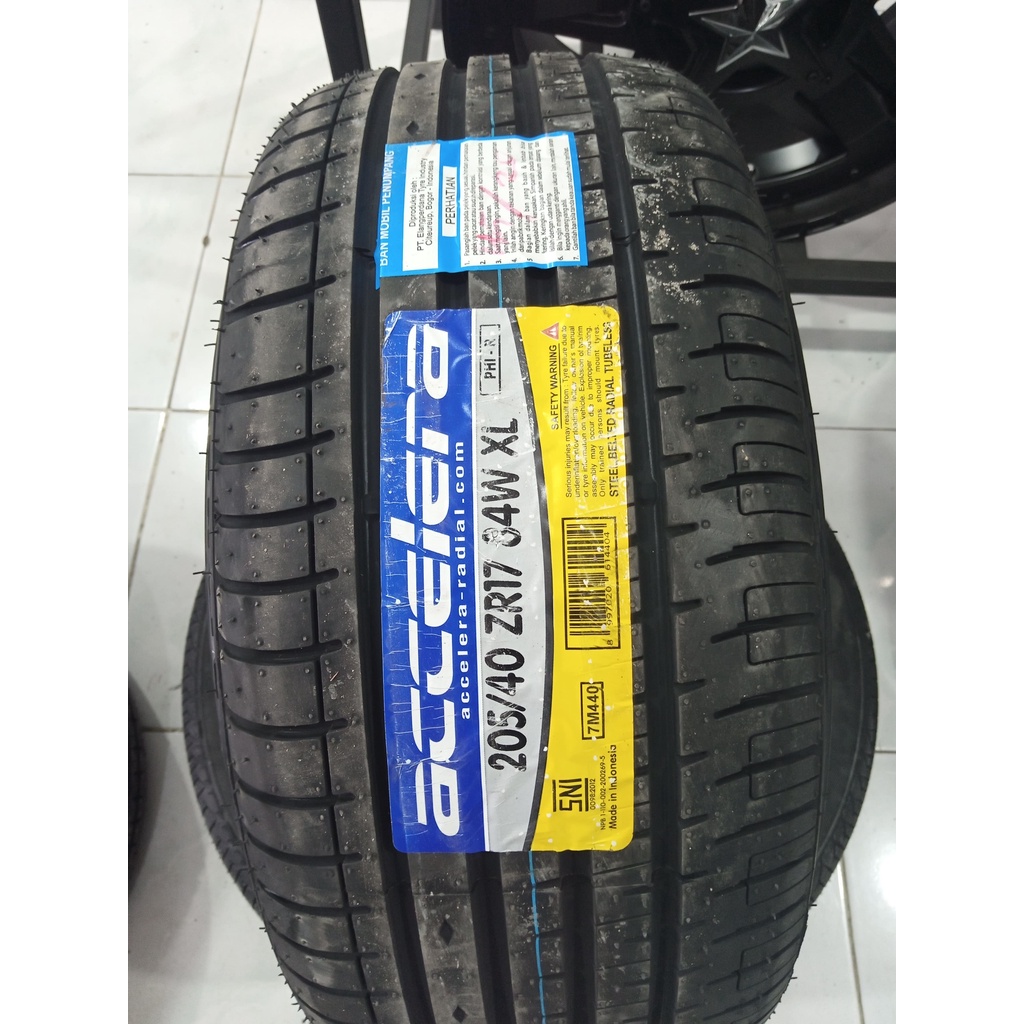 Ban mobil ukuran 205 40 R17 Ban radial 205/40 Ring.17 accelera phi R tubless Ban Luar Mobil