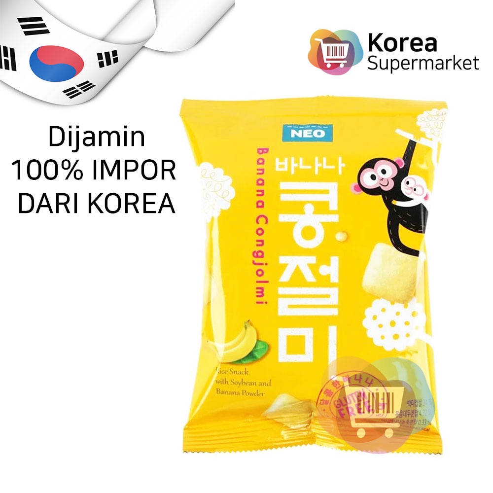 [PRODUK DISKON] Neo Congjolmi Banana Crackers 60 gram