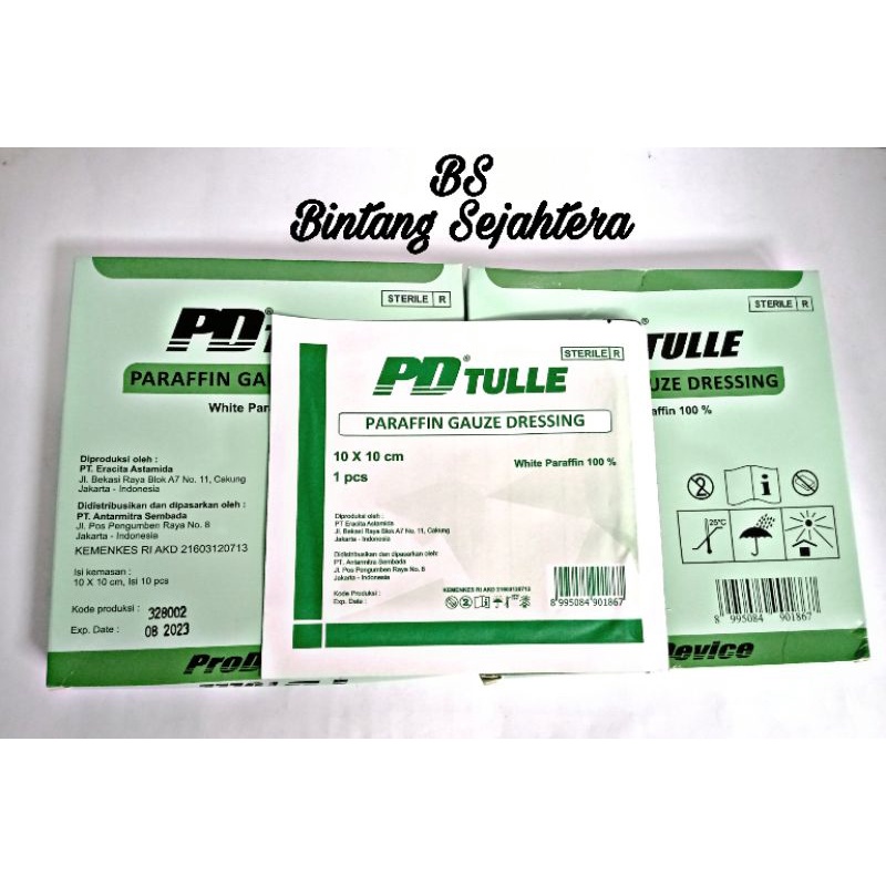 PD TULLE , Kasa jaring steril