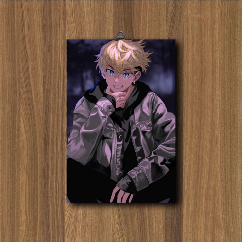 HIASAN DINDING KAMAR CHIFUYU MATSUNO TOKYO REVENGERS ANIME / POSTER KAYU ANIME / DEKORASI KAMAR-C1
