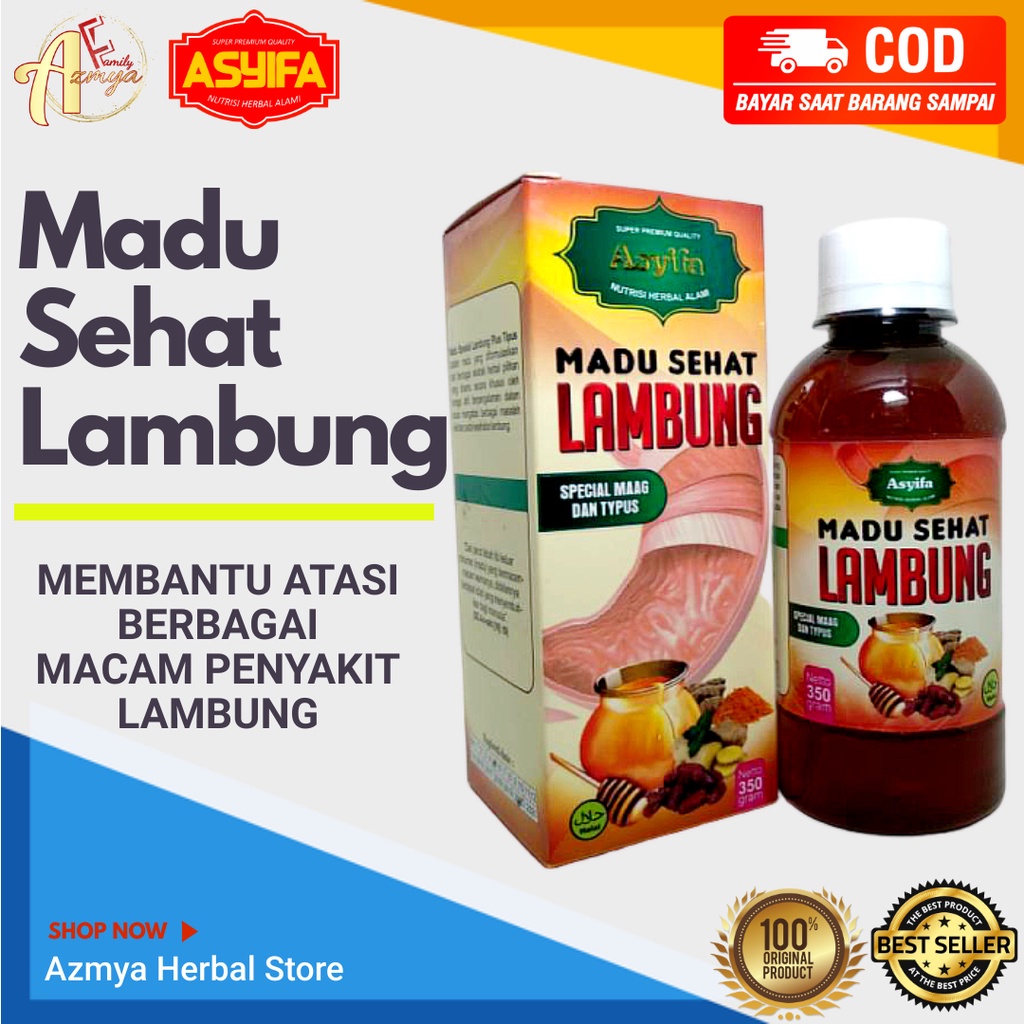 Madu Sehat Lambung Asyifa - Bergaransi - Ampuh Atasi Maag Gerd Asam Lambung - Azmya Herbal Store-3