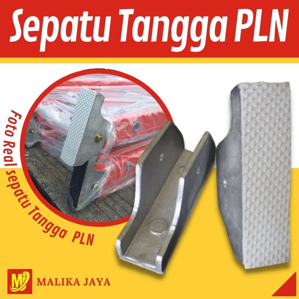 Paket Sepatu Tangga PLN Aluminium isi 2 pc