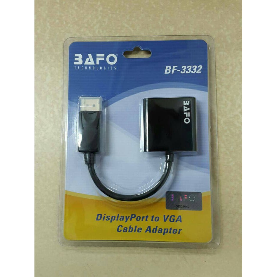 Bafo DisplayPort To VGA Adapter BF-3332