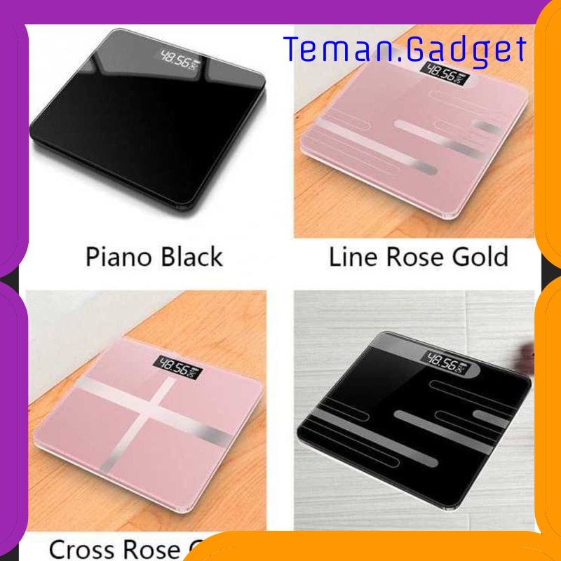 TG-FE336 TAFFWARE TIMBANGAN BADAN DIGITAL + TEMPERATURE USB RECHARGEABLE SC-12U