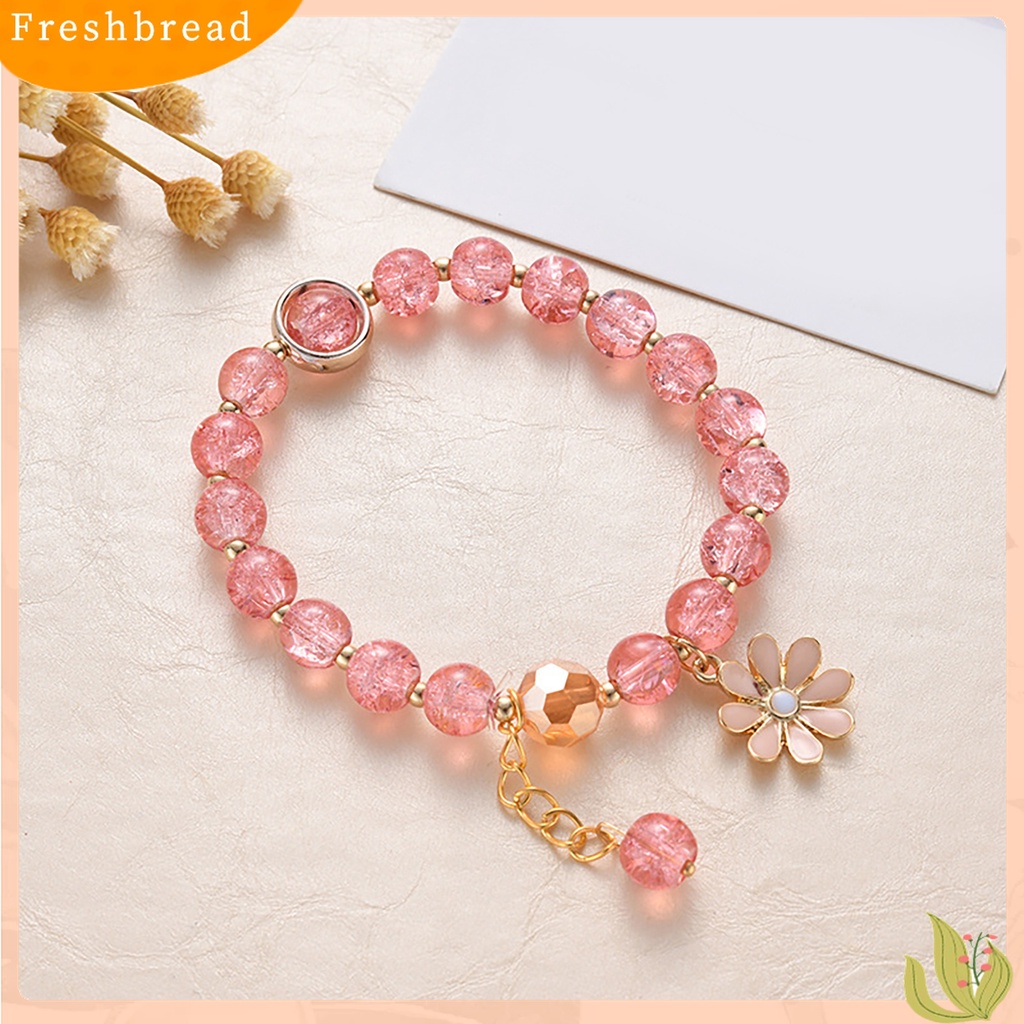 Terlaris Bracelet Faux Crystal Exquisite Women Attractive Sunflower Bracelet for Gift