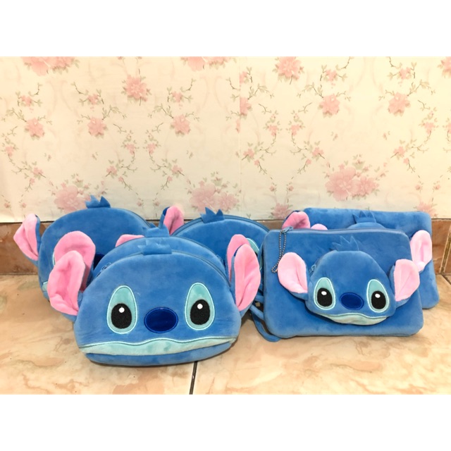 

Tempat pensil serbaguna stitch bahan boneka import