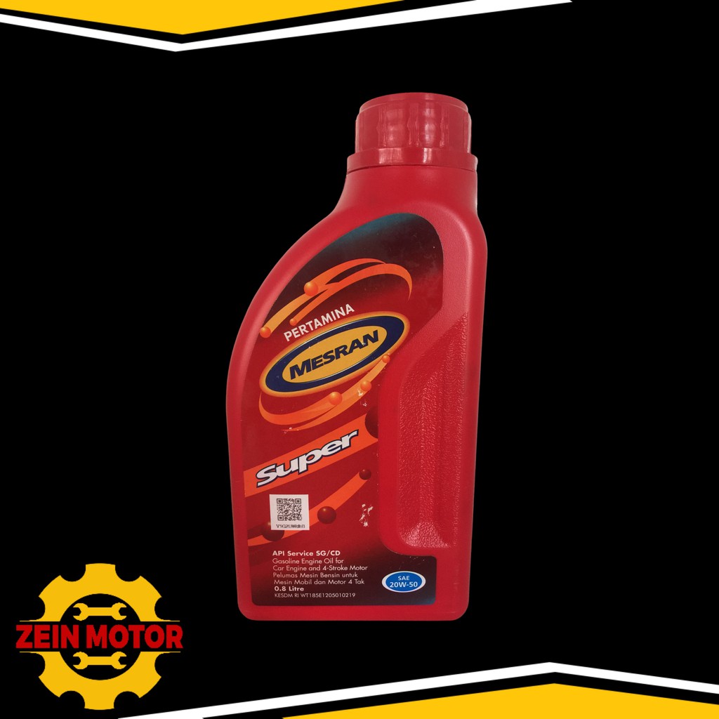 Oli sepeda motor mesran super 4T 0,8 L / 800 ml