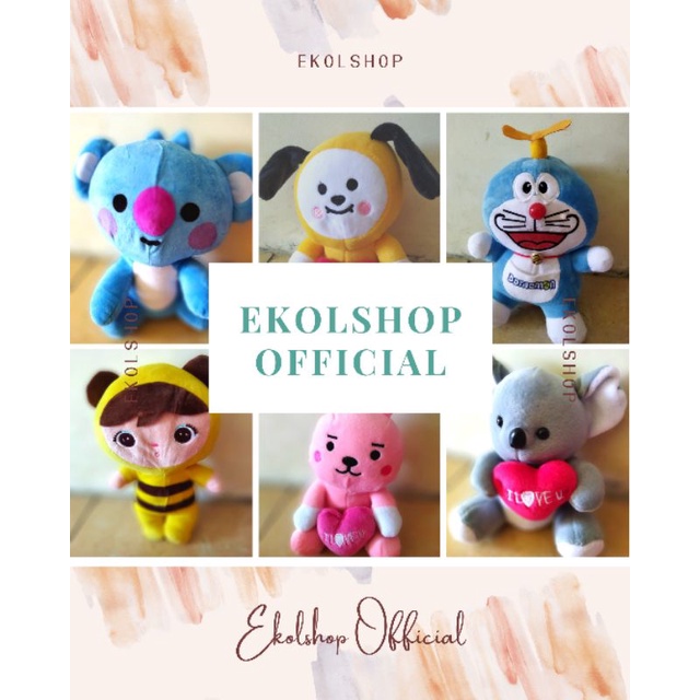 [Boneka Kecil] BERBAGAI KARAKTER LUCU UNTUK BUKET, KADO, BONEKA WISUDA