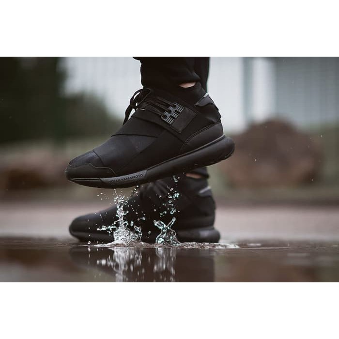 Adidas Y3 Qasa High Yohji Yamamoto Triple Black Premium Original