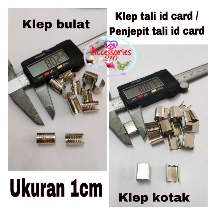 

Murah Klep Tali Id Card / Penjepit Tali Id Card Nikel / 144Pcs Hemat