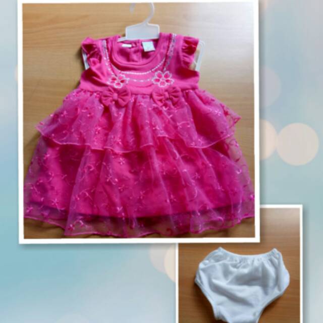 Dress bayi perempuan baju pesta dress brukat