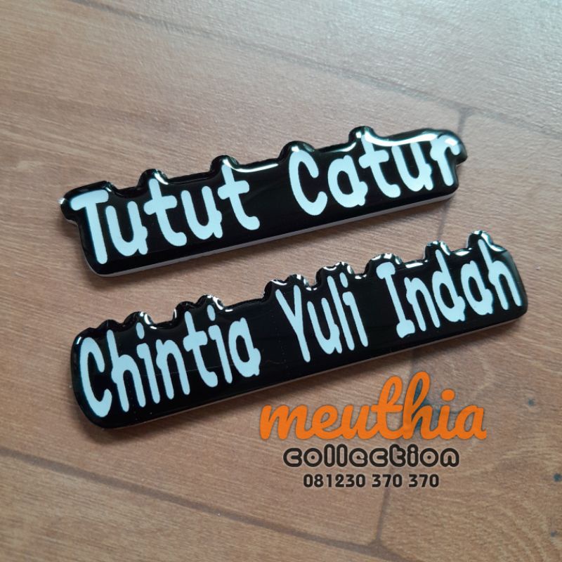 

Name tag Unik Custom
