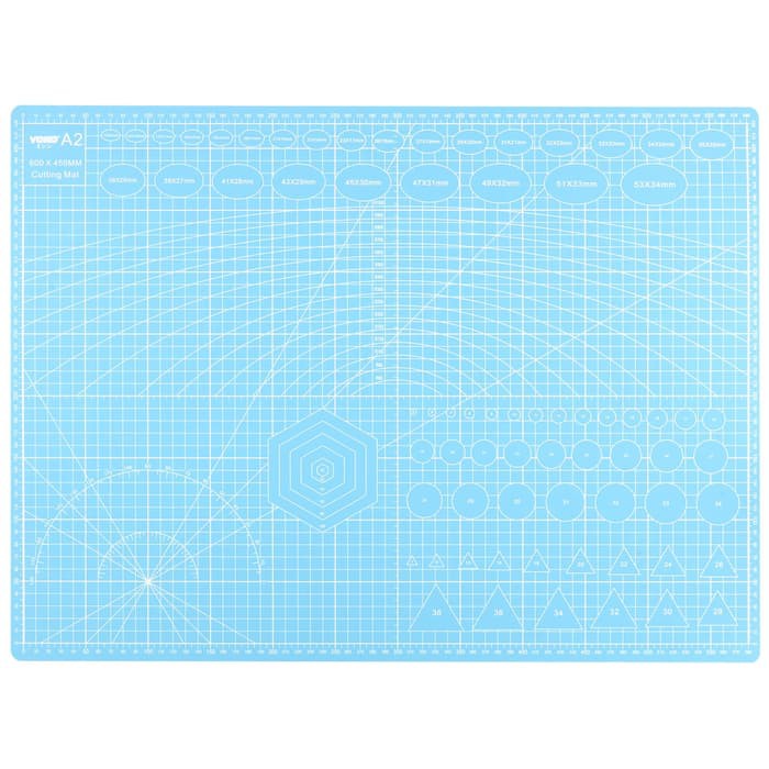 Cutting Mat YOKO Ukuran A2 60x45cm Double Side / Dua Sisi