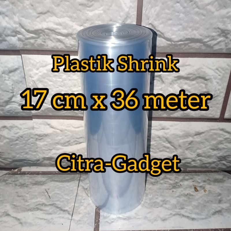 Plastik Shrink 17 cm x 36 meter