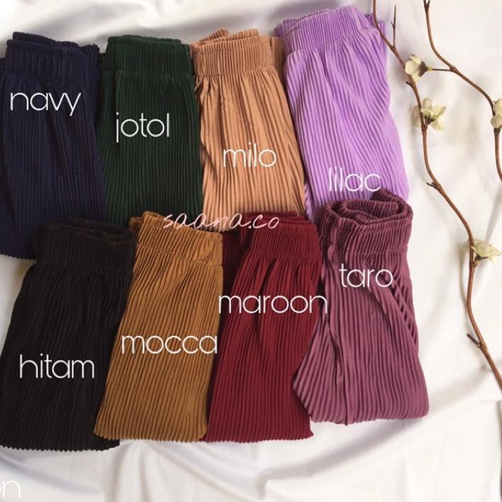 ❤  7.7 Celana Pendek Wanita | Celana Pendek Plisket Lidi | Celana Pendek Plisket PREMIUM | Hot Pants