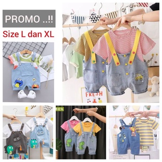 jumpsuit jeans baju kodok anak  overall  CAR import untuk 