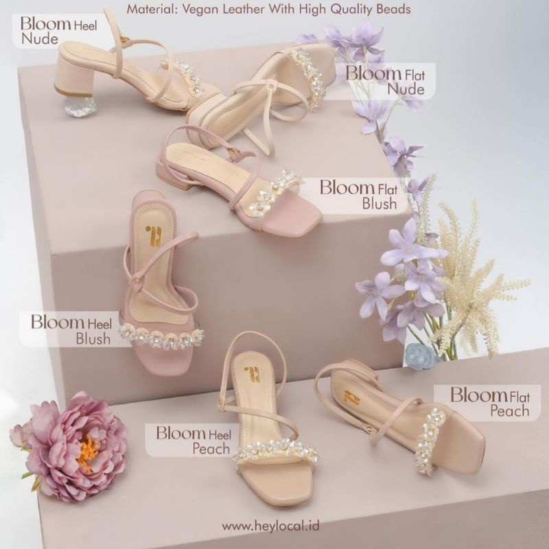 Bloom Heels Flat by Local.id Heylocal