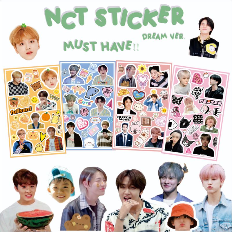 DREAM STICKER SET NCT DREAM DECO STICKER MURAH