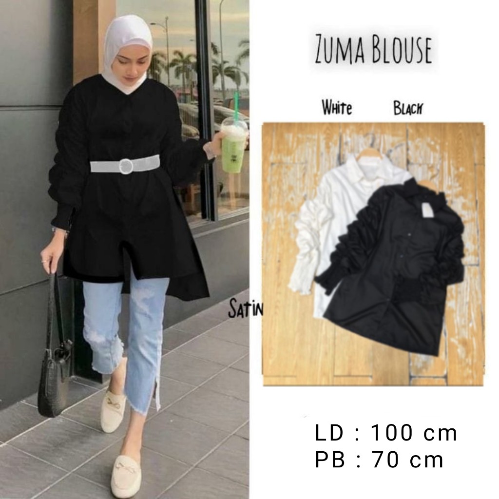 SH - KEM ZUMA / KEMEJA WANITA / PAKAIAN WANITA-1
