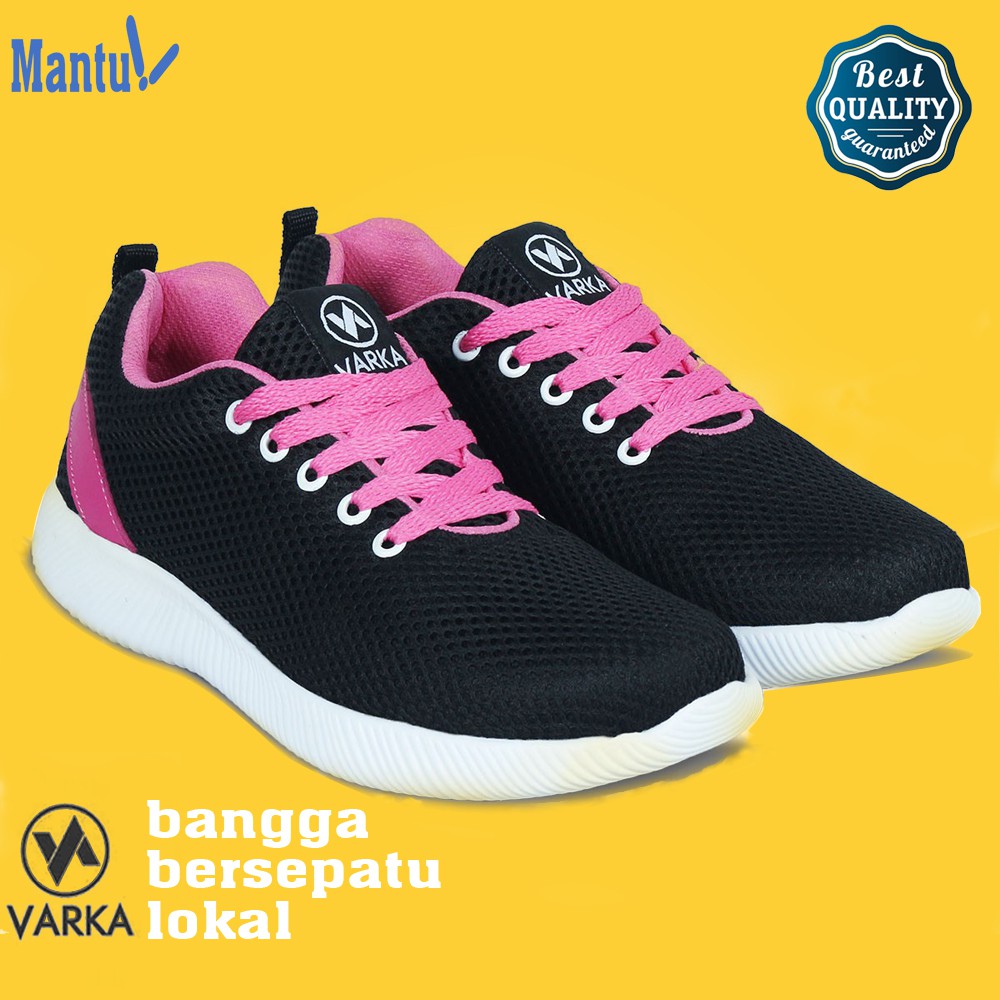 Sneaker Wanita Hitam Kombinasi